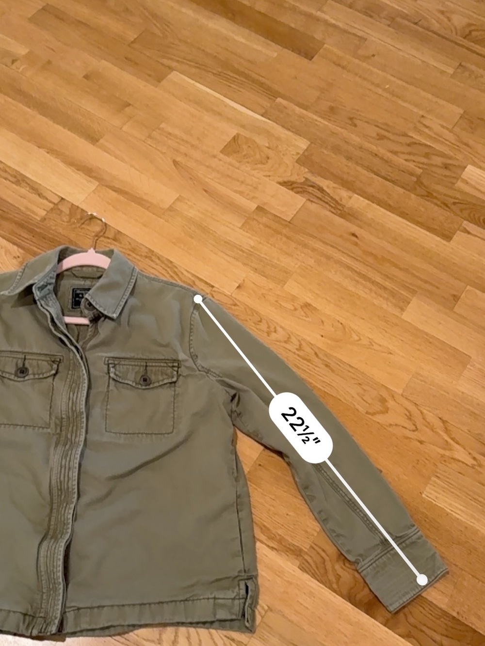 Abercrombie & Fitch Olive Utility Military Field Jacket - Picture 9 of 9